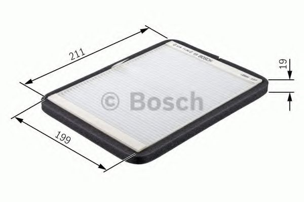 OEM-quality BOSCH 1 987 432 021 Air conditioner filter