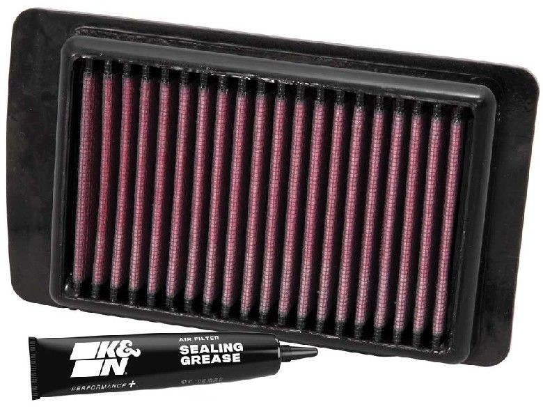 K&N Filters PL-1608 Air filter 25mm, 108mm, 184mm, Square, Long-life Filter