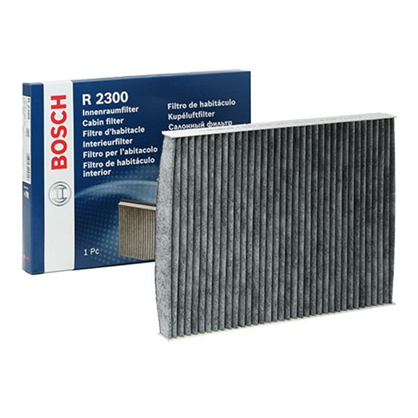 Bosch R2405 Filtre d'habitacle anti-odeurs au charbon actif filtre à poussière et à pollen 