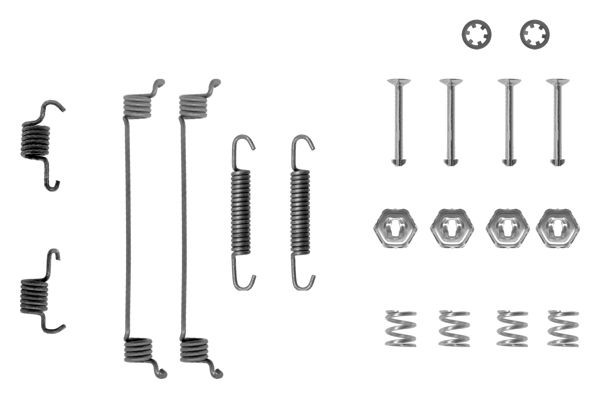 BOSCH 1 987 475 116 Accessory kit, brake shoes RENAULT TWINGO 2009 in original quality