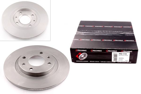PROTECHNIC 266x10mm, 4, solid, Painted Ø: 266mm, Num. of holes: 4, Brake Disc Thickness: 10mm Brake rotor PRD1110 buy