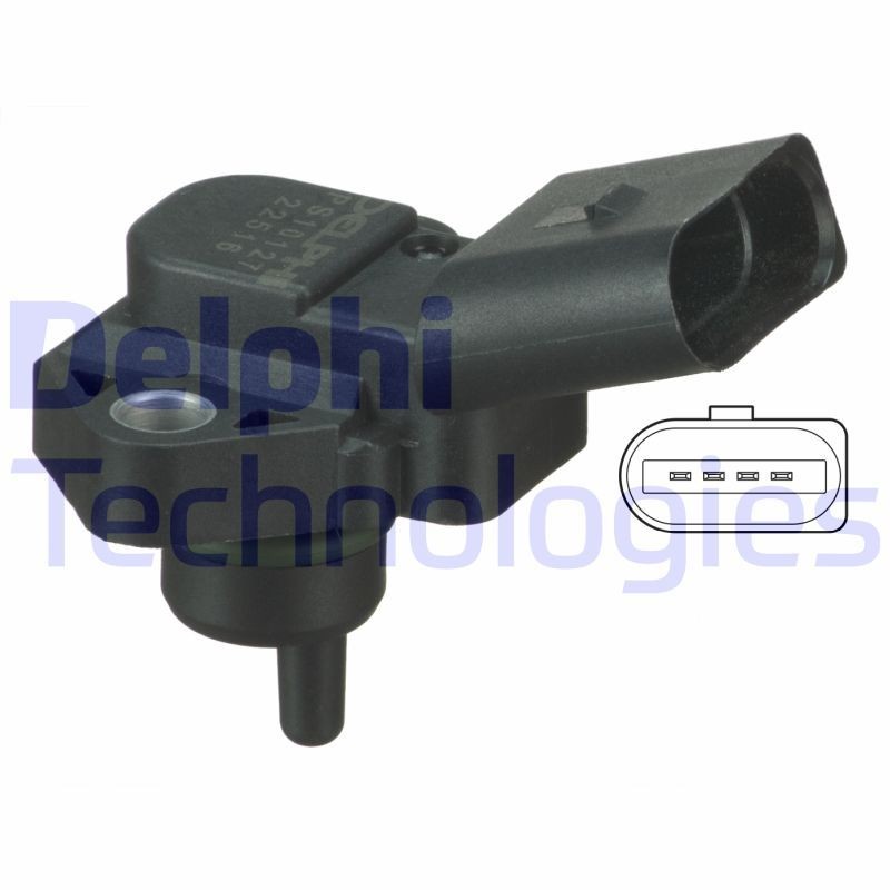 OEM-quality DELPHI PS10127 Sensor, boost pressure
