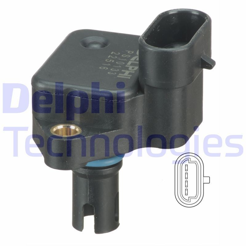 DELPHI Manifold absolute pressure sensor PS10133 buy online