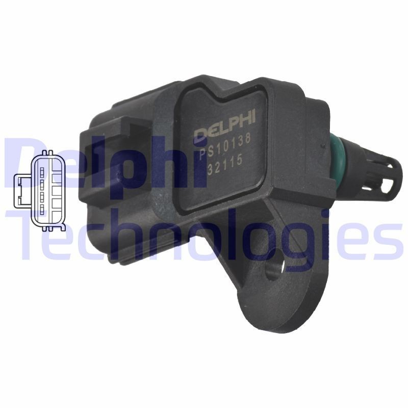 Peugeot BOXER Intake manifold pressure sensor DELPHI PS10138 cheap