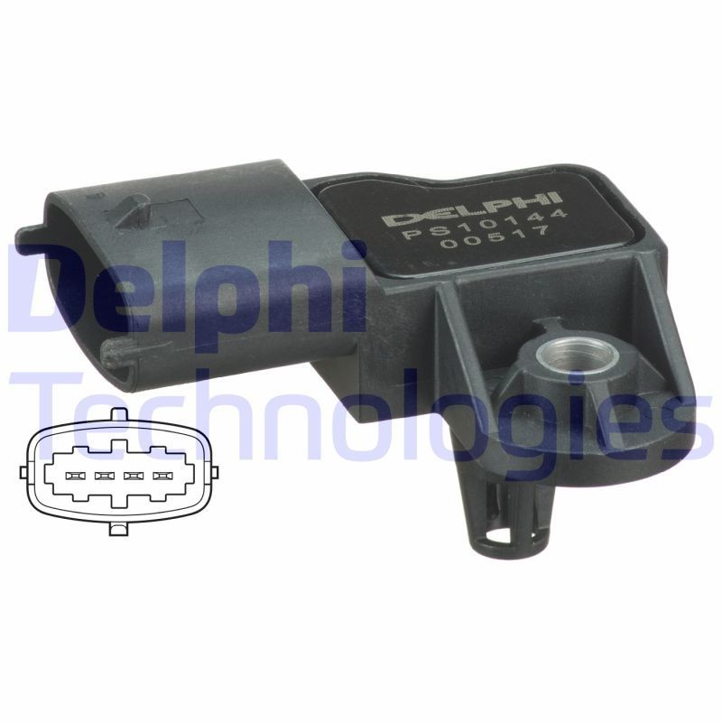 Fiat Tipo Saloon Sensors, relays, control units parts - Intake manifold pressure sensor DELPHI PS10144