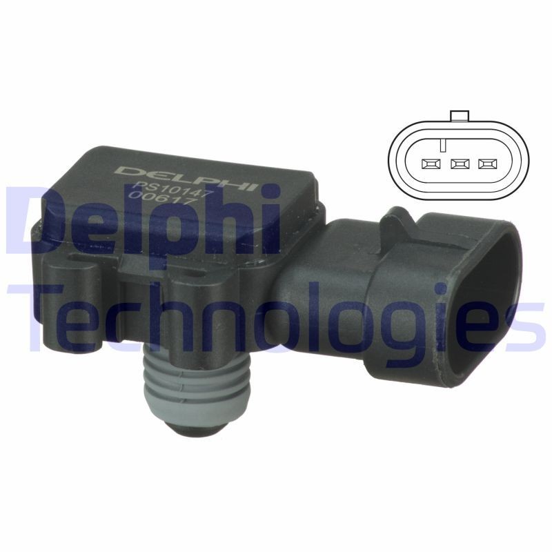 DELPHI PS10147 Sensor, boost pressure 7700 106 886