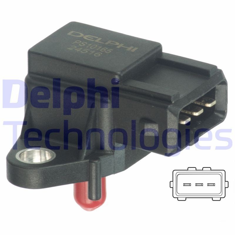 DELPHI PS10165 Sensor, boost pressure 13622 244 674