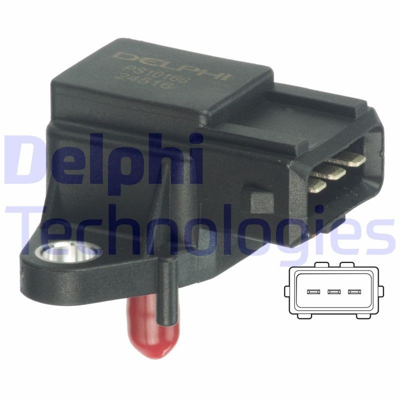 DELPHI PS10166 Sensor, boost pressure 1920 X0