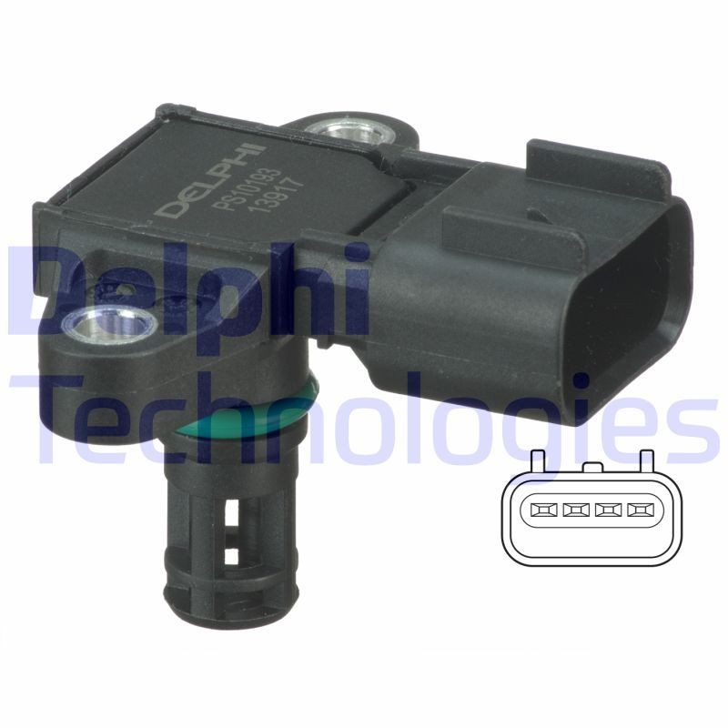 DELPHI PS10193 Intake manifold pressure sensor ES4A9F479BA
