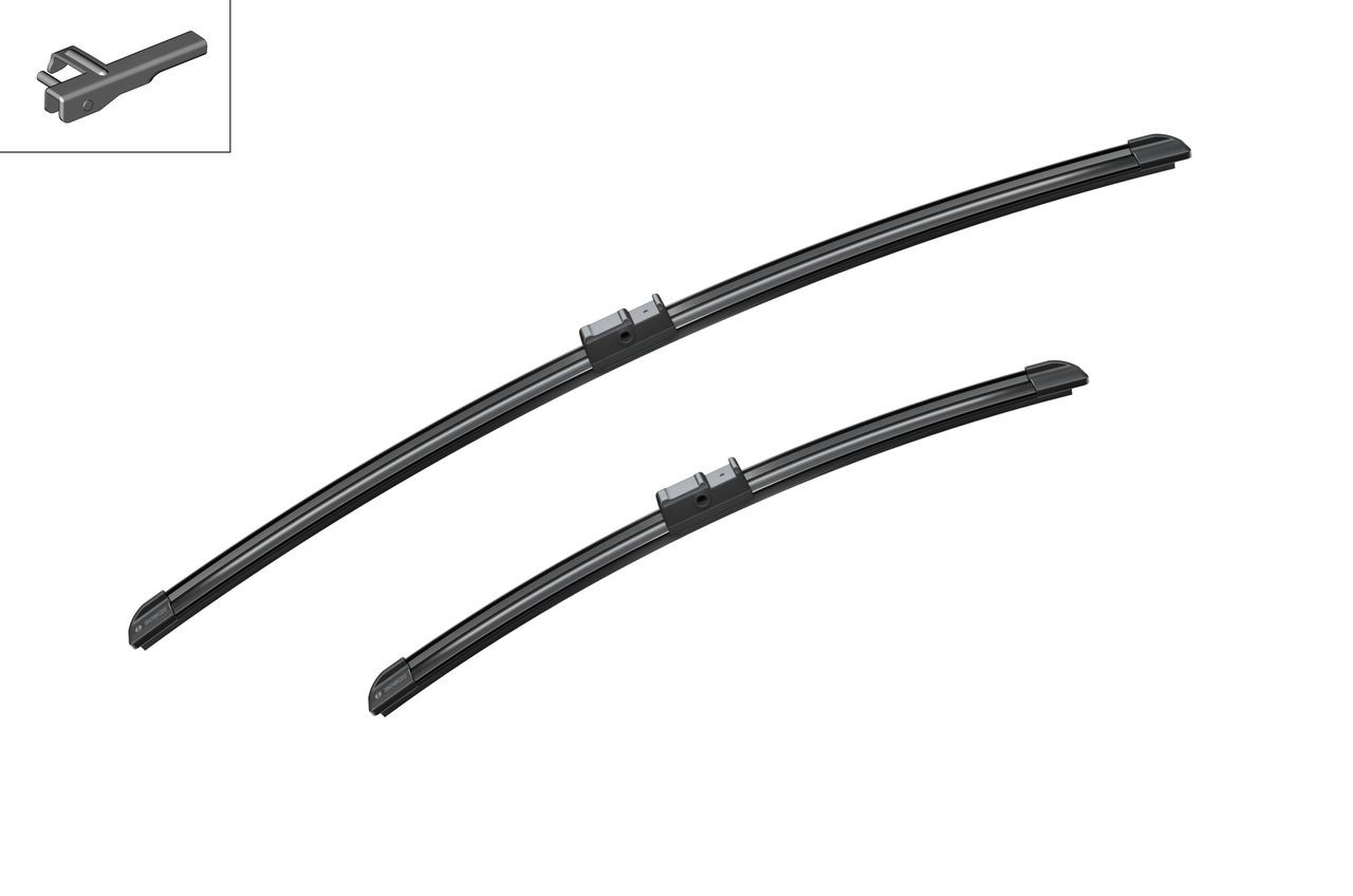 3397007094 Window wiper A 094 S BOSCH 625, 425 mm, Beam, for left-hand drive vehicles