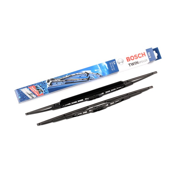 531 S BOSCH Twin Spoiler 530, 450 mm, Standard, with spoiler Styling: with spoiler Wiper blades 3 397 118 403 buy