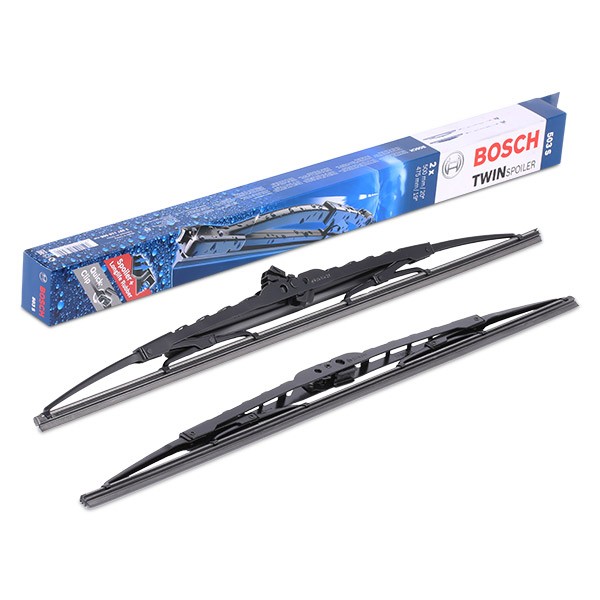503 S BOSCH Twin Spoiler 500, 475 mm, Standard, with spoiler Styling: with spoiler Wiper blades 3 397 118 566 buy