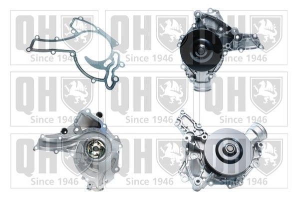 QCP3685 QUINTON HAZELL Water pumps MERCEDES-BENZ Metal, with gaskets/seals, Water Pump Pulley Ø: 125 mm