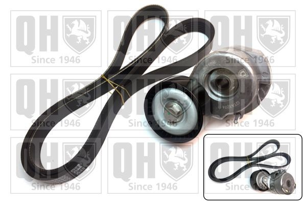 QBR61180 QUINTON HAZELL QDK83 V-ribbed belt kit Opel Astra H Saloon 1.3 CDTi 90 hp Diesel 2008 price