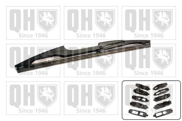 Original QUINTON HAZELL Windshield wipers QRW011 for VW PASSAT