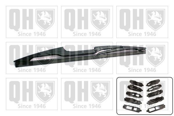 Volkswagen PASSAT Windscreen wiper 11955781 QUINTON HAZELL QRW012 online buy