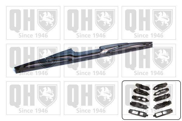 Original QUINTON HAZELL Windscreen wipers QRW014 for OPEL COMBO