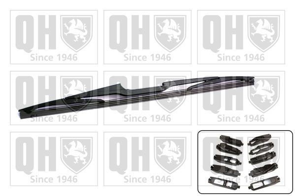 QUINTON HAZELL Wiper blades rear and front BMW 1 Coupe (E82) new QRW016