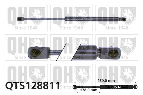 AG-51211 OPTIMAL Heckklappendämpfer 535N, 450 mm für Golf 5 ▷ AUTODOC Preis  und Erfahrung