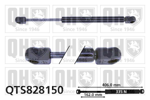 Chevrolet MATIZ Tailgate strut QUINTON HAZELL QTS828150 cheap