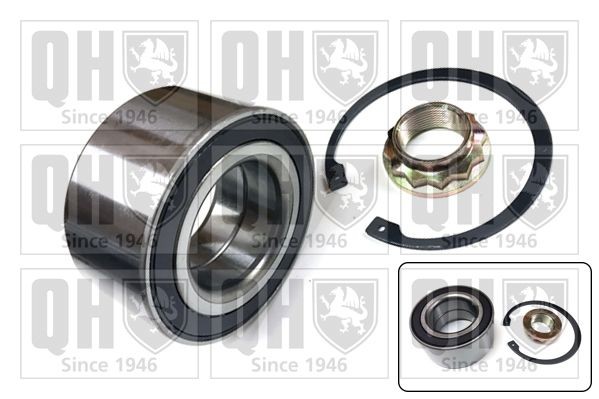 QUINTON HAZELL QWB1584 Wheel bearing kit with integrated ABS sensor, 84 mm