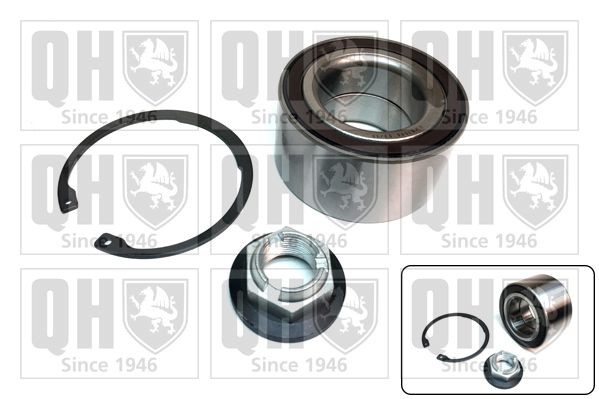 QUINTON HAZELL QWB1596 Wheel bearing kit with integrated ABS sensor, 82 mm