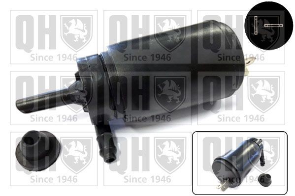 QUINTON HAZELL QWP004 Water Pump, window cleaning A000 860 3326