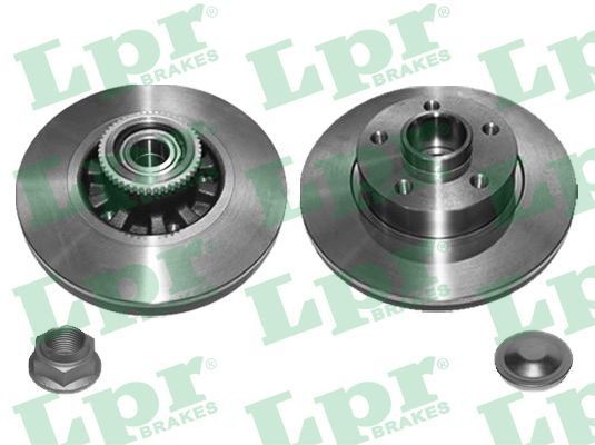 LPR R1072PCA Brake disc 280x12mm, 5, solid