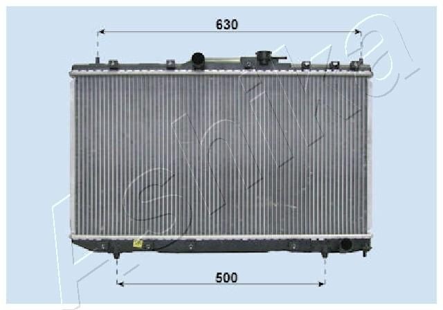 ASHIKA RDA153007 Engine radiator 16400-0B030