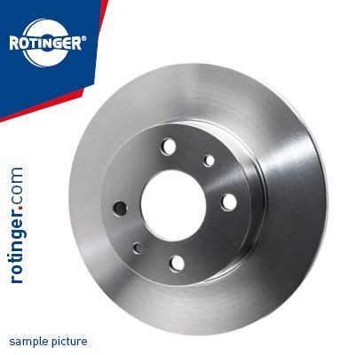 0101 ROTINGER Front Axle, 266,5x14,2mm, 6x95, solid Ø: 266,5mm, Num. of holes: 6, Brake Disc Thickness: 14,2mm Brake rotor RT 0101 buy