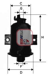 SOFIMA S1560B Fuel filter 23300-15040