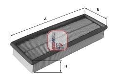SOFIMA 29mm, 126mm, 216mm, Filter Insert Length: 216mm, Width: 126mm, Height: 29mm Engine air filter S 3548 A buy