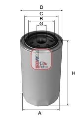 SOFIMA S 3591 R Oil filter M 24 X 1,5, with one anti-return valve