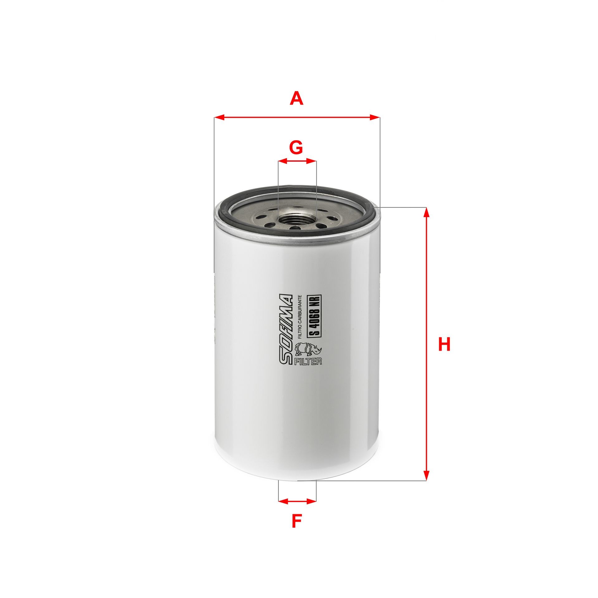 SOFIMA S 4068 NR Fuel filter Filter Insert