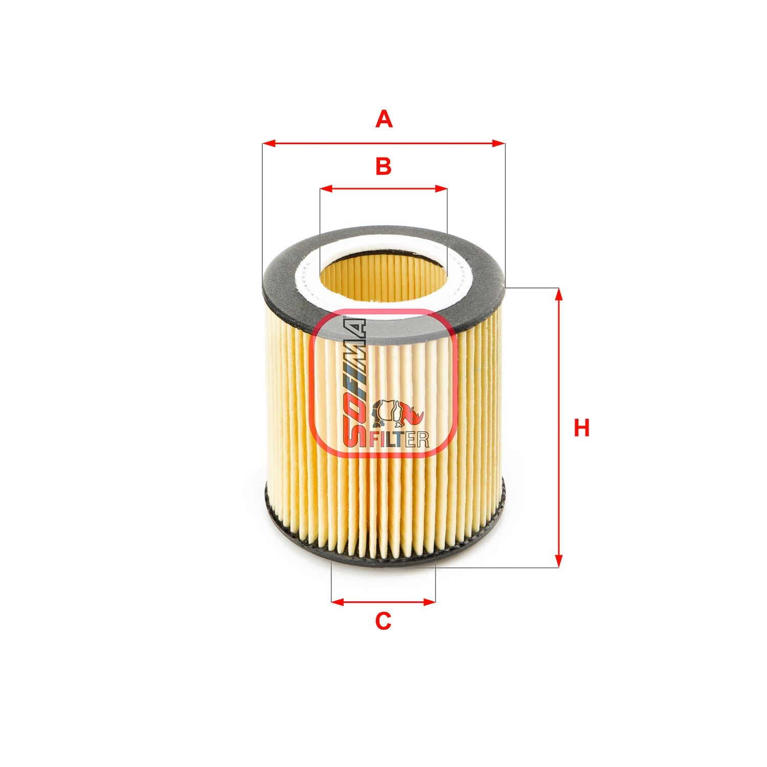SOFIMA Filter Insert Inner Diameter 2: 40mm, Ø: 74,5mm, Height: 79mm Oil filters S 5058 PE buy