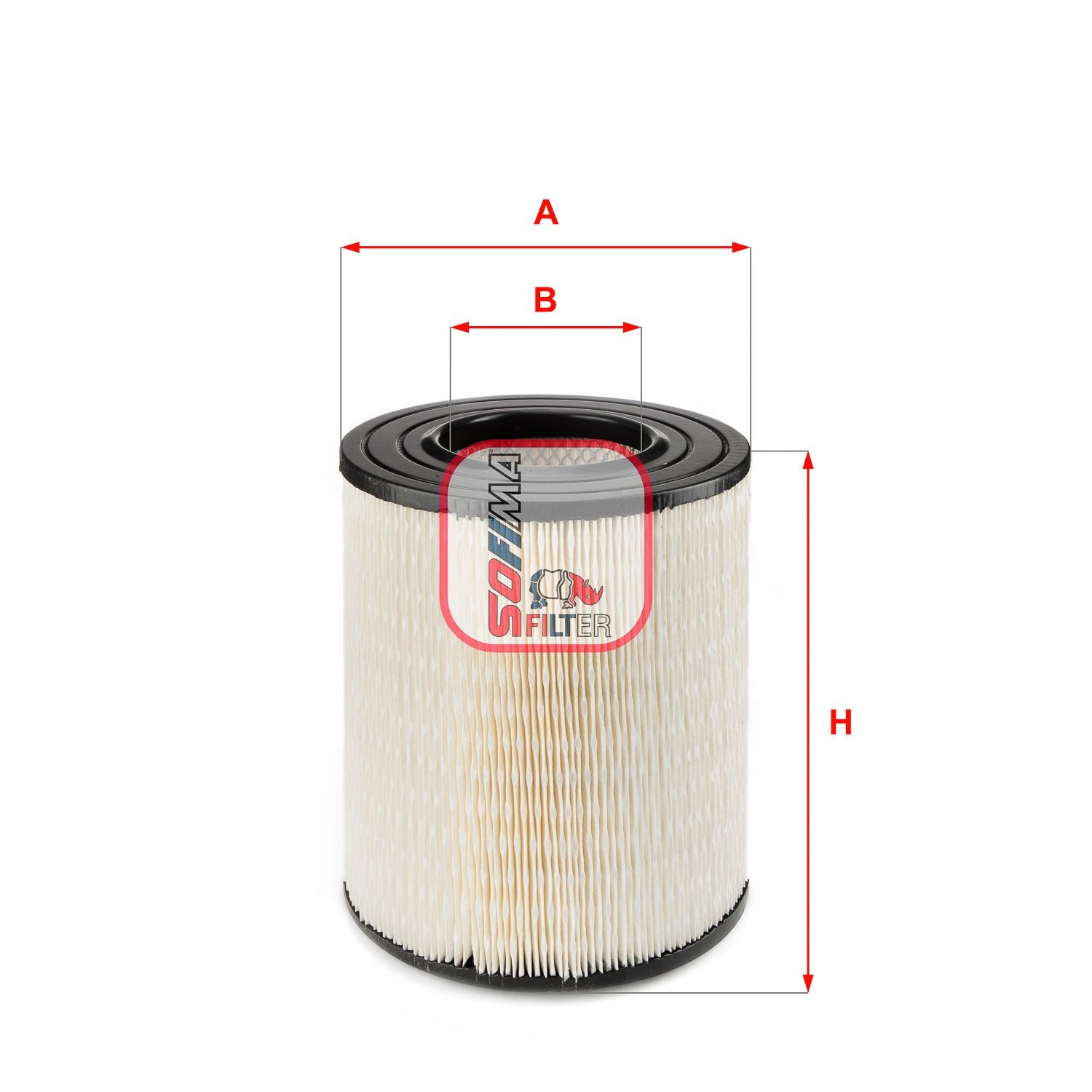 SOFIMA S 7A72 A Luftfilter für MITSUBISHI Canter (FE5, FE6) 6.Generation LKW in Original Qualität