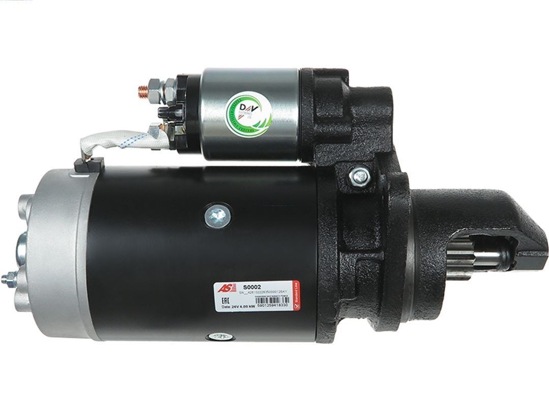 AS-PL Starter motors S0002 suitable for MERCEDES-BENZ O, T2