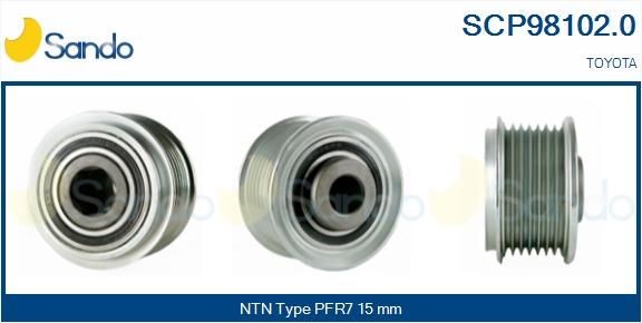 SANDO SCP98102.0 Alternator Freewheel Clutch 2741530010