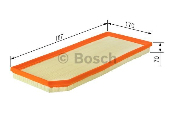 F026400023 Engine air filter BOSCH F 026 400 023 review and test