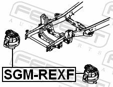 SGMREXF Motor mounts FEBEST SGM-REXF review and test