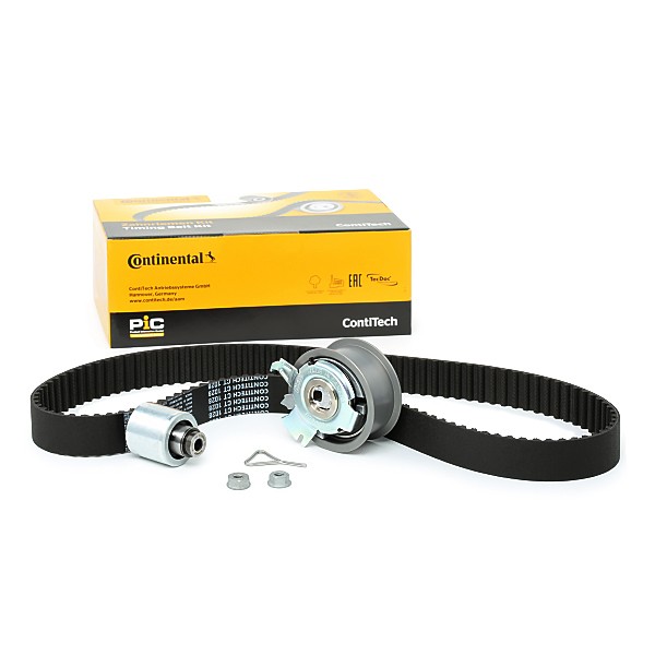 Audi Belts, chains, rollers parts - Timing belt kit CONTITECH CT1028K3