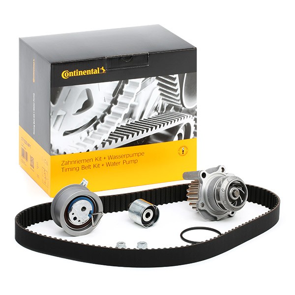 CONTITECH Water pump and timing belt kit CT1028WP1 Volkswagen POLO 2009