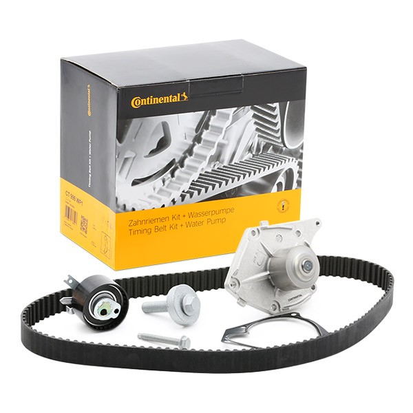 Renault KANGOO Water pump and timing belt kit CONTITECH CT1035WP3 cheap
