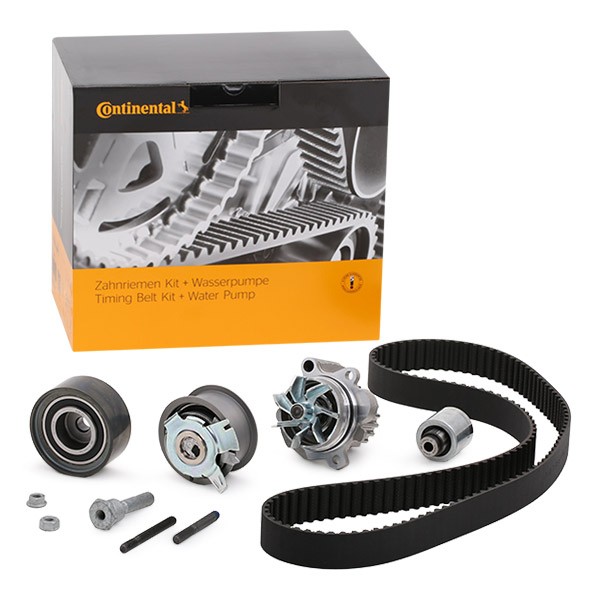 CONTITECH Water pump and timing belt kit CT1051WP2 BMW 5 Series 2011