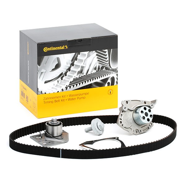 Renault KOLEOS Water pump and timing belt kit CONTITECH CT1064WP2 cheap