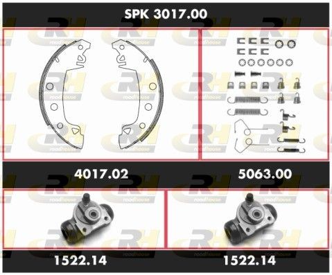 SSX301700 ROADHOUSE Super Precision Kit SPK301700 Brake set, drum brakes Renault 134 1.4 64 hp Petrol 1986 price