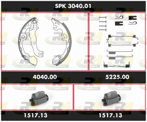 SSX304001 ROADHOUSE Super Precision Kit SPK304001 Brake set, drum brakes Ford Focus mk1 Saloon 1.8 Turbo DI / TDDi 90 hp Diesel 2001 price