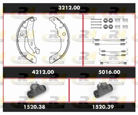 Great value for money - ROADHOUSE Brake Set, drum brakes SPK 3212.00