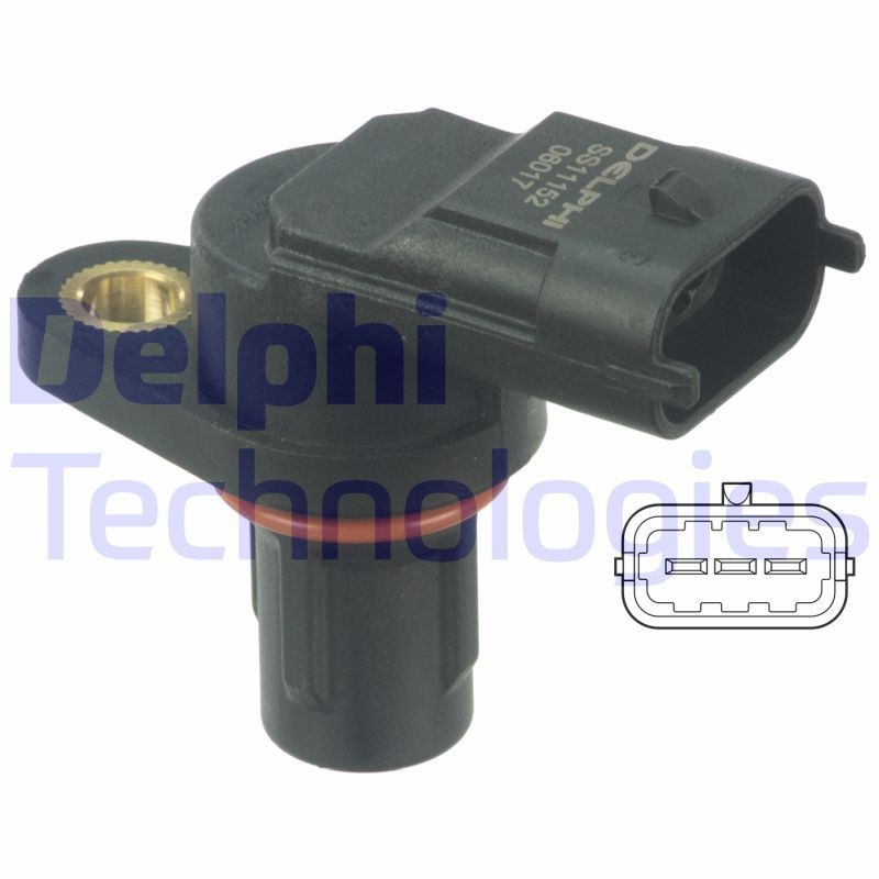 DELPHI Number of pins: 3-pin connector Sensor, camshaft position SS11152 buy