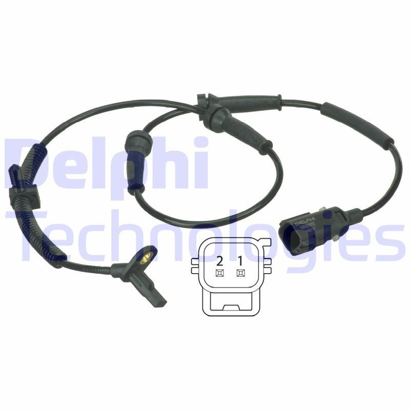 DELPHI Active sensor, 820mm Sensor, wheel speed SS20372 buy